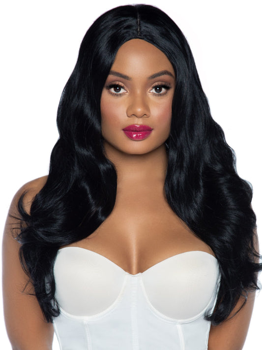 27" Long Wavy Center Part Wig