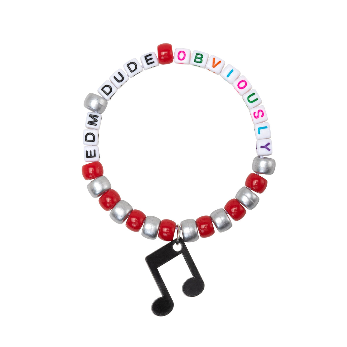 EDM Dude Obviously Kandi Bracelet