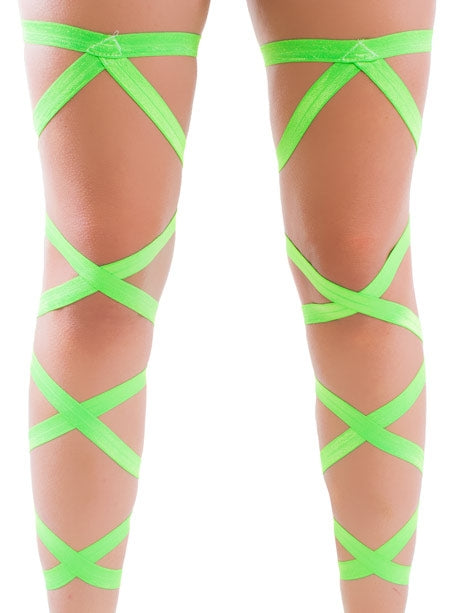 Neon Green Leg Wraps