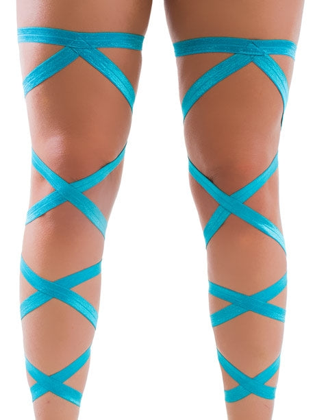 Turquoise Leg Wraps