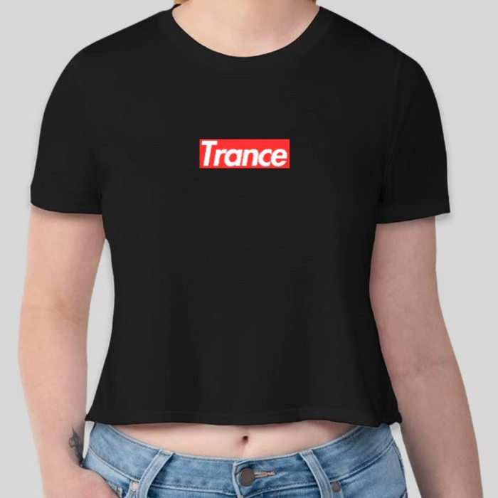 Trance Red Crop Top