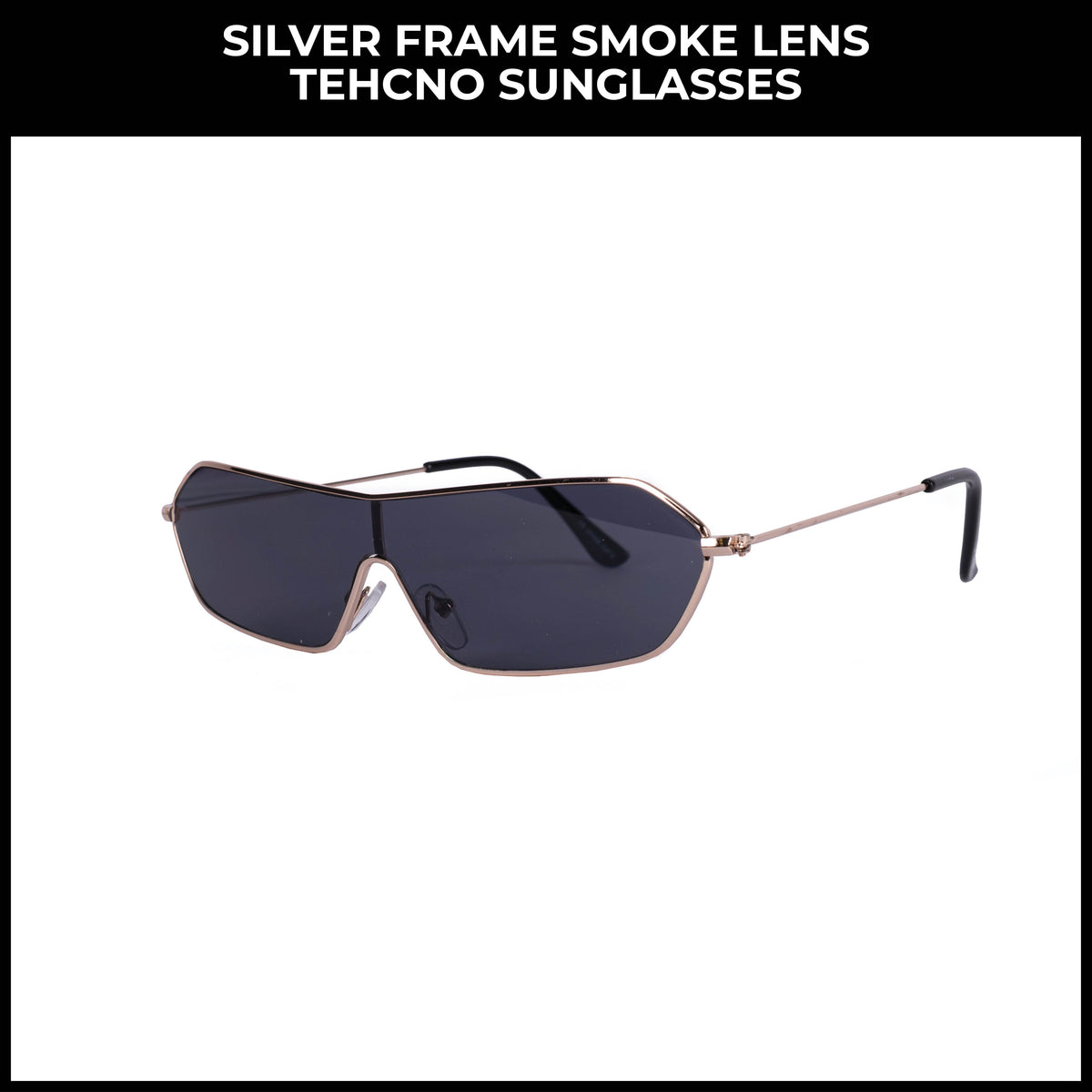 Silver Techno Sunglasses