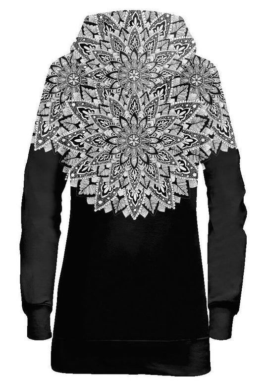 Floramandala Hoodie Dress