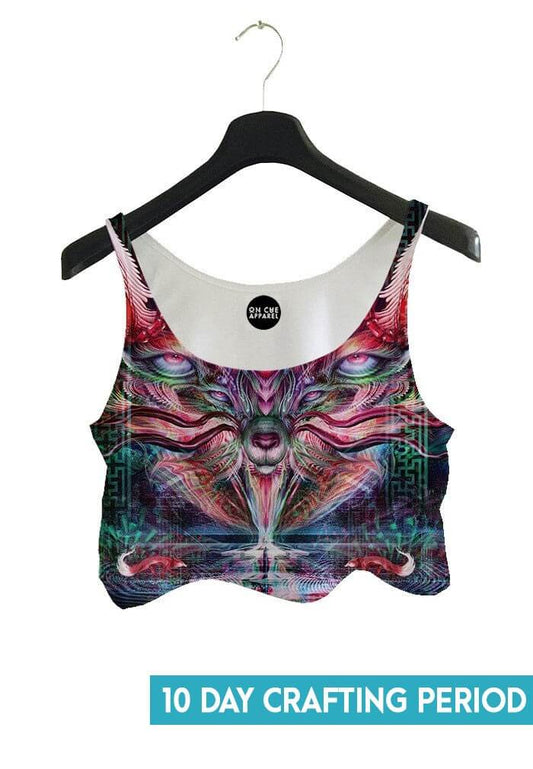 Kitsune Crop Top - raveready