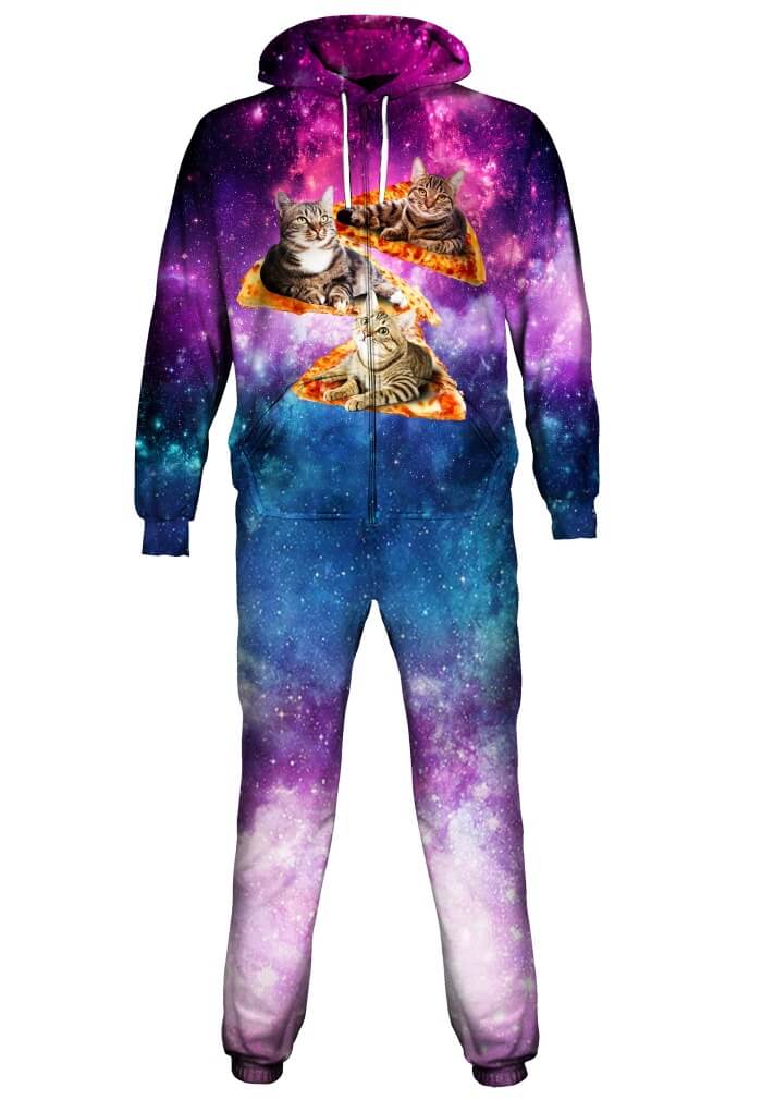 Space Cat Pizza Onesie