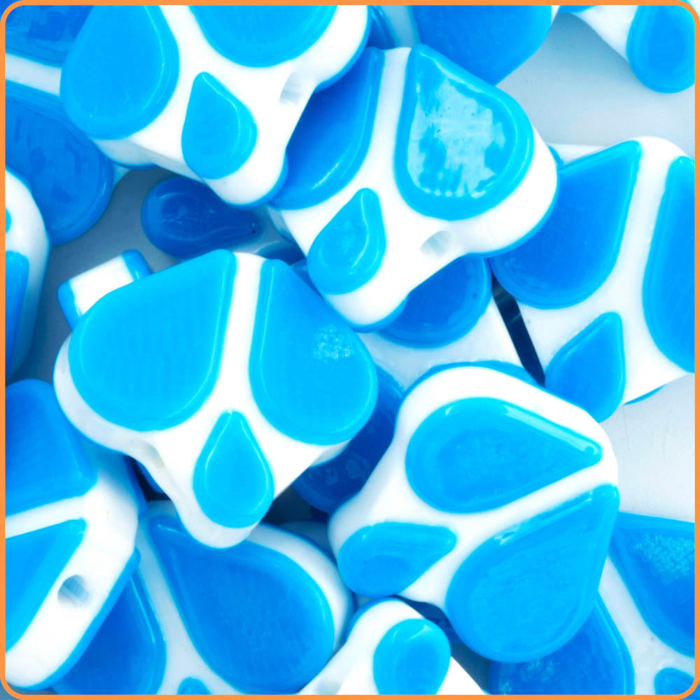 Waterdrop Emoji Kandi Bead