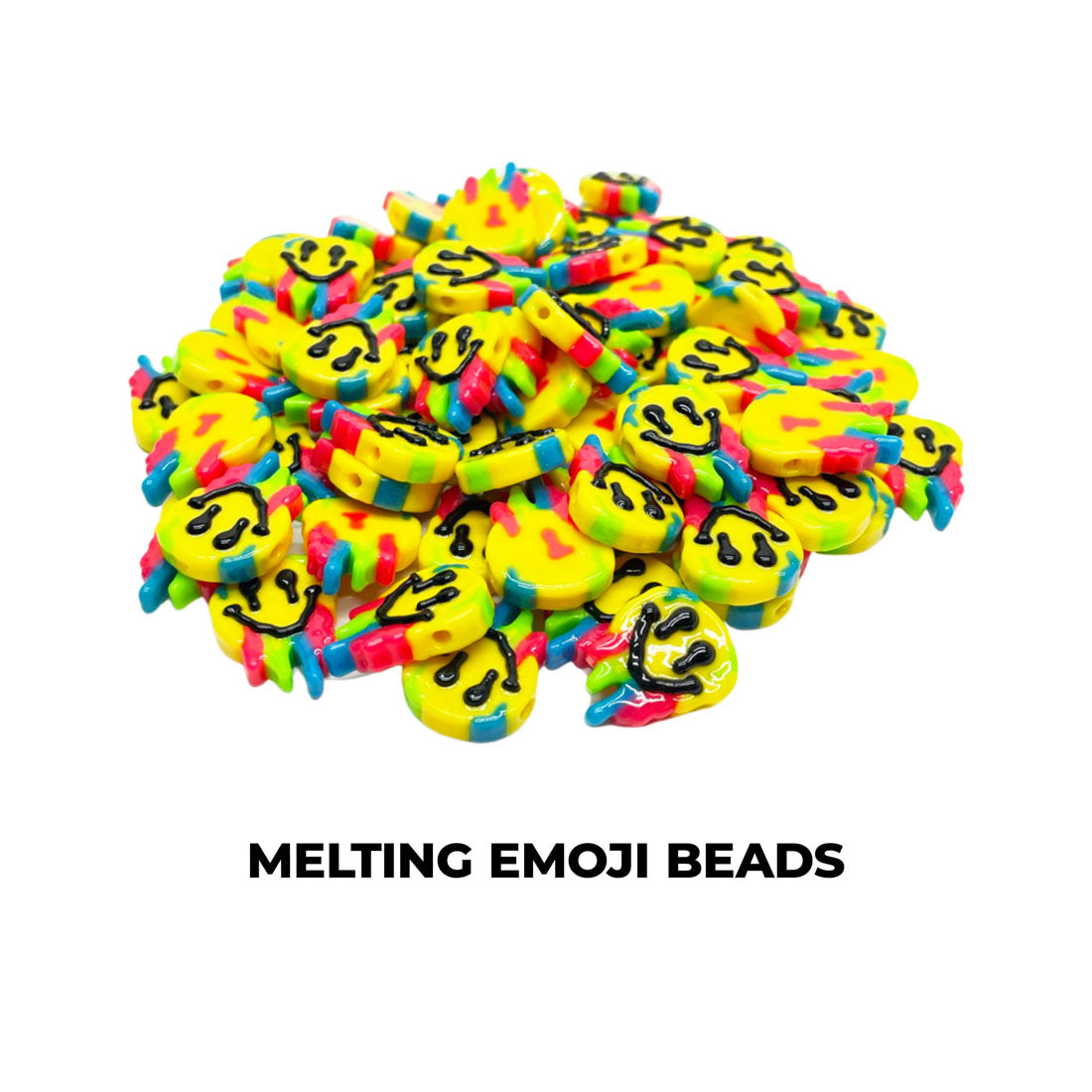 Melting Smiley Kandi Bead