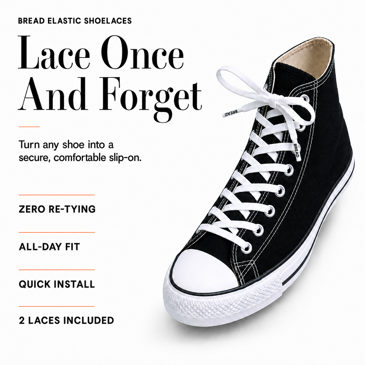 Prime Rainbow Elastic Shoelaces