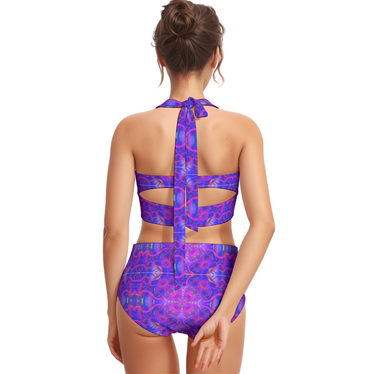 Interstellar Halter Swimsuit Set