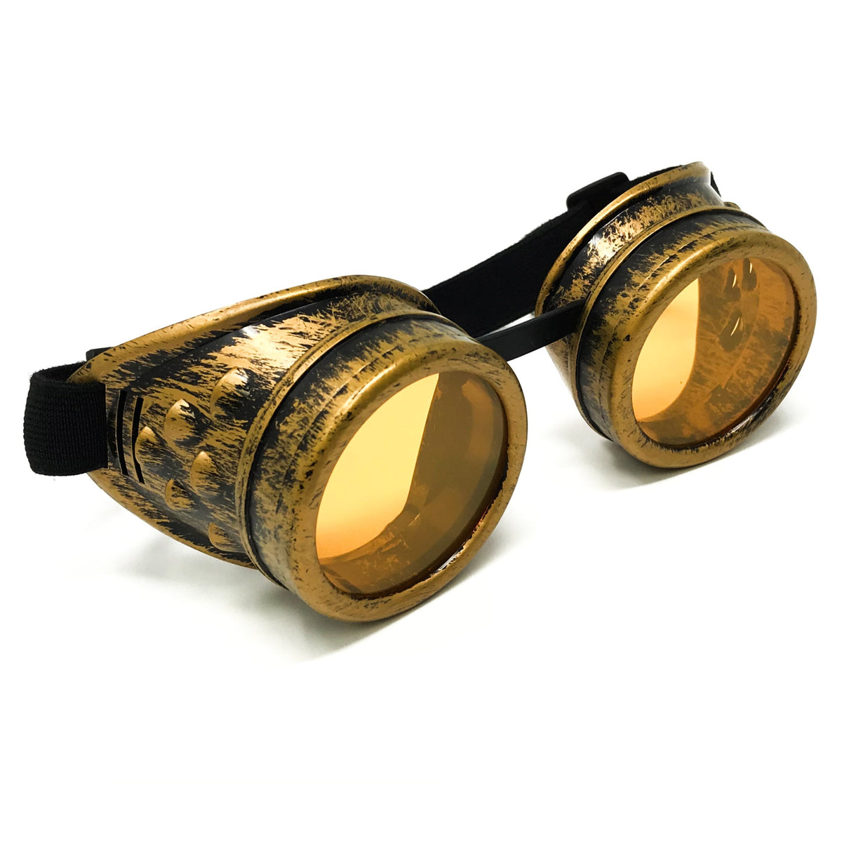 Antique Brass-Tone Festival Goggles