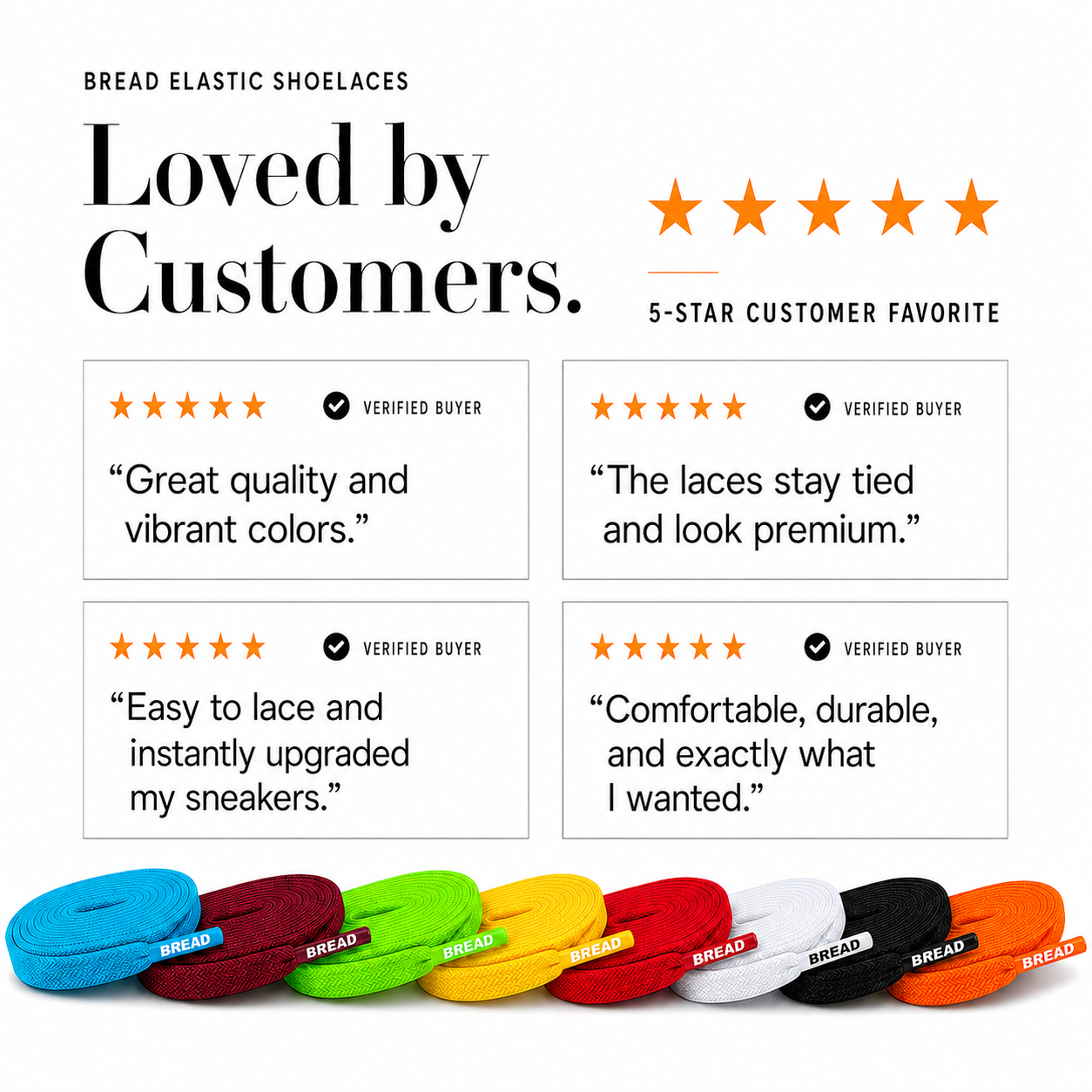 Night White Glow-in-the-Dark Elastic Shoelaces