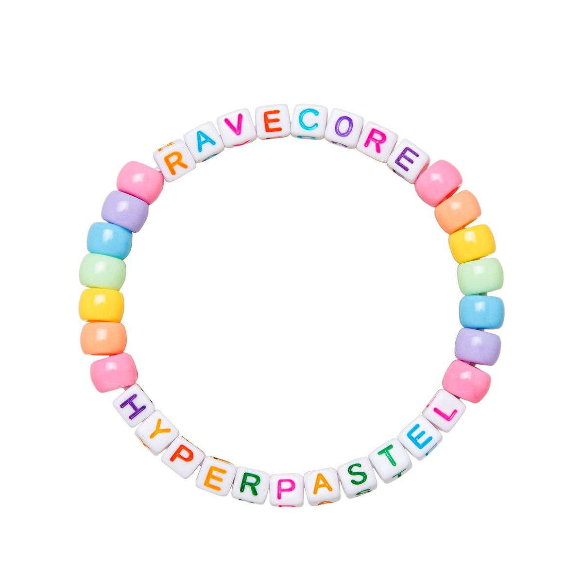 Hyperpastel Ravecore Kandi Bracelet