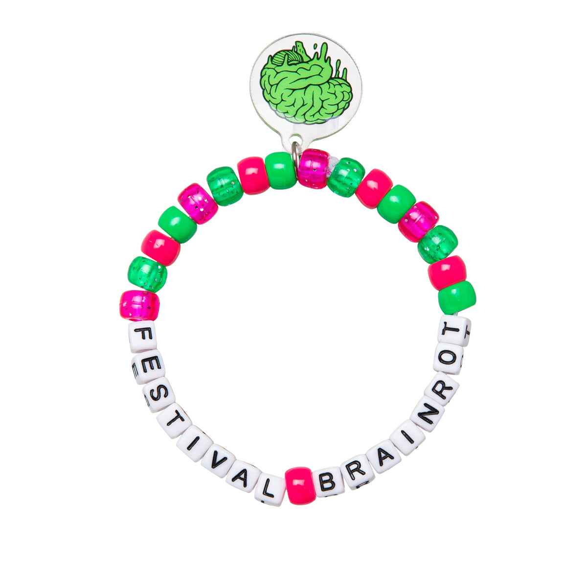 Festival Brainrot Kandi Bracelet