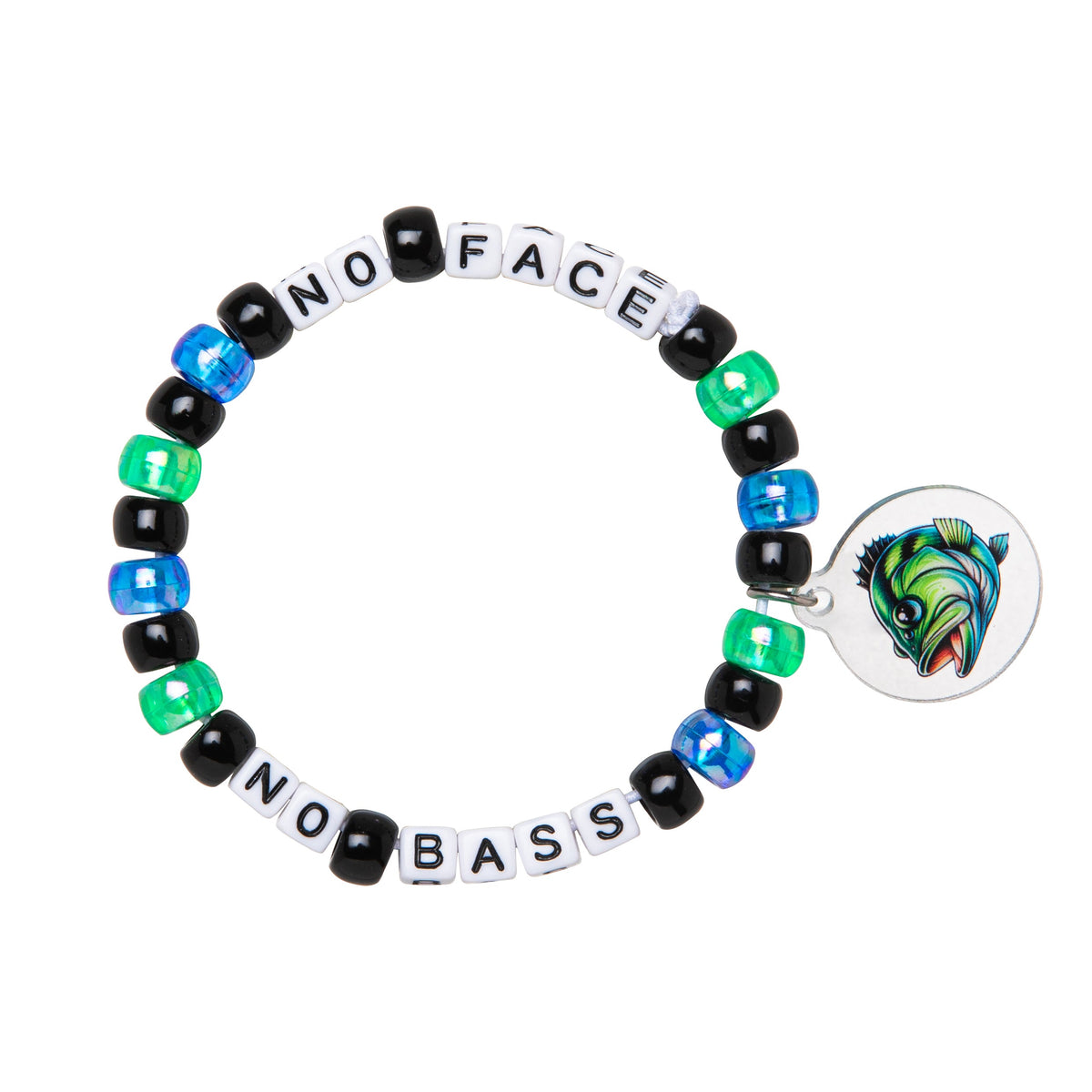 No Bass, No Face Kandi Bracelet