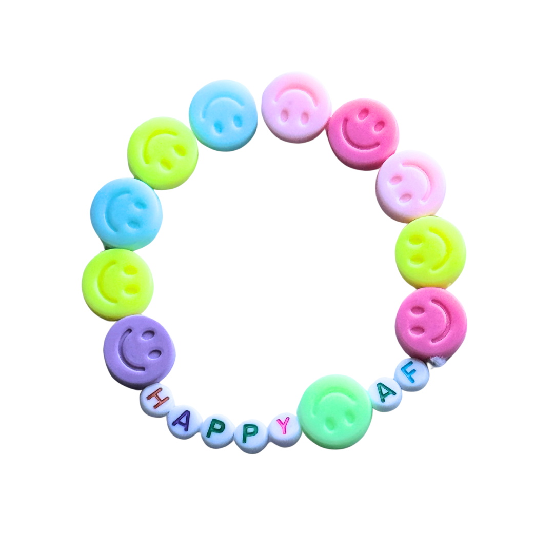 Happy AF Kandi Bracelet