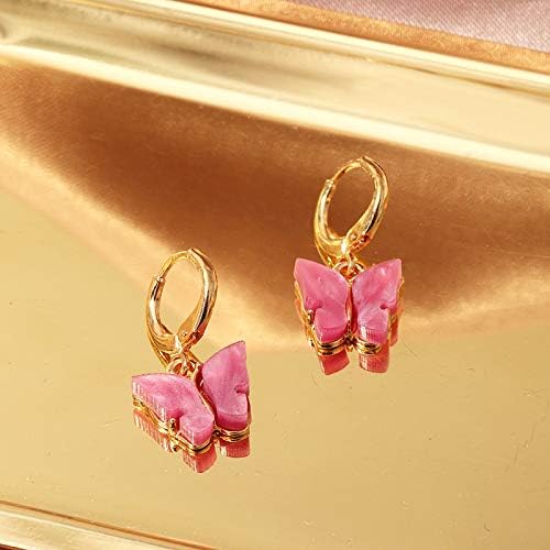 Butterfly Huggie Hoop Earrings