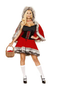 The Red Chapped Diva 3-Piece Costume