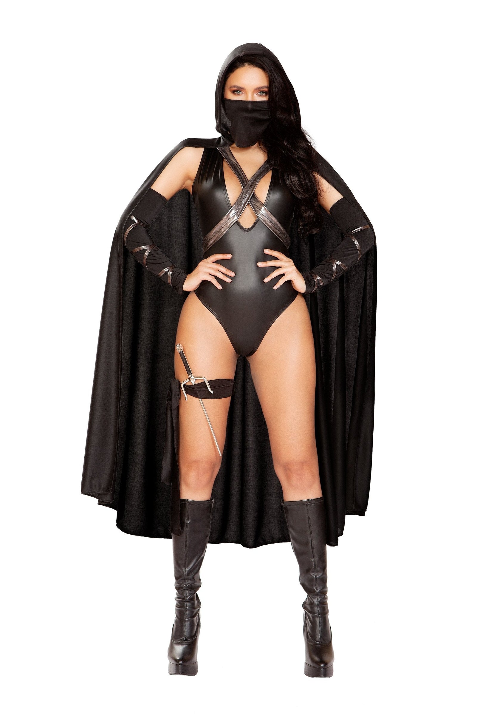 Ninja Villain 5-Piece Costume
