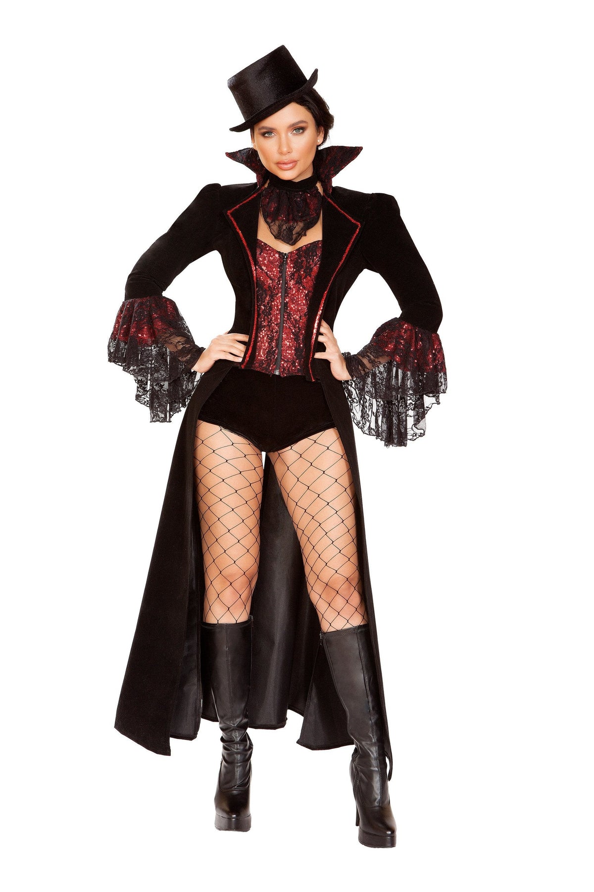The Lusty Vampire 4-Piece Costume