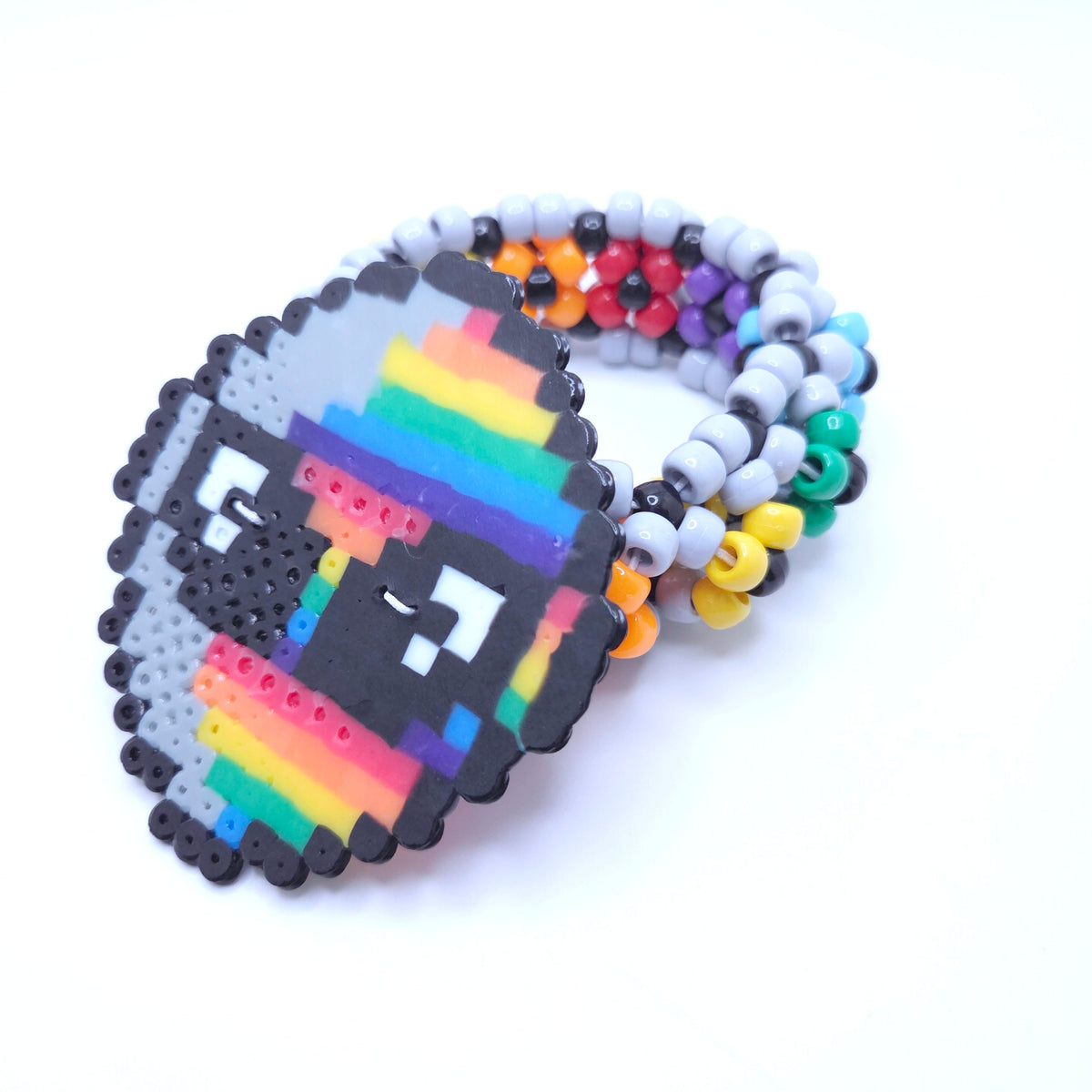 Alien Head Kandi Cuff