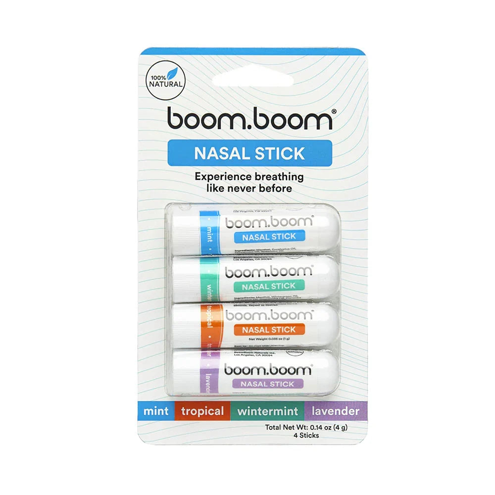 Boom Boom Aromatherapy Nasal Stick 4-Pack