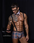 3pc Men's Hunky School Nerd