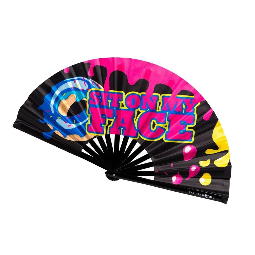 Sit On My Face Hand Fan
