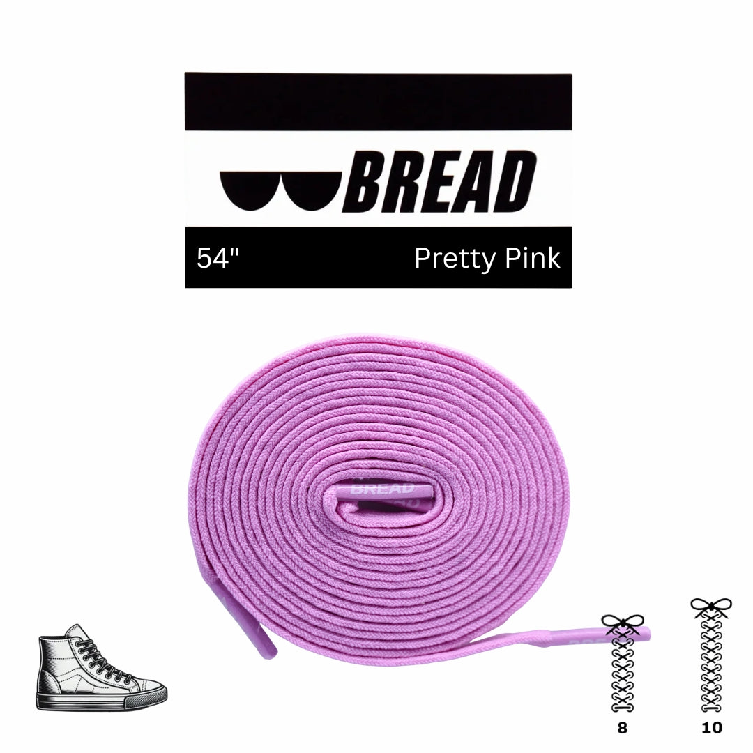 Pretty Pink Elastic Shoelaces
