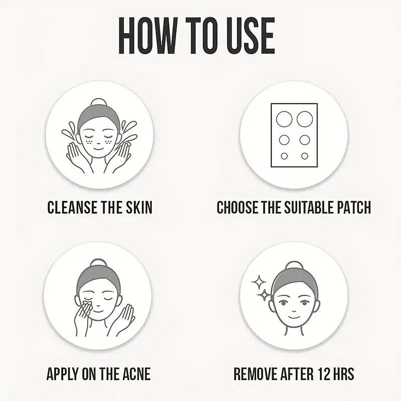 Star Hydrocolloid Acne Patches (60 Count)