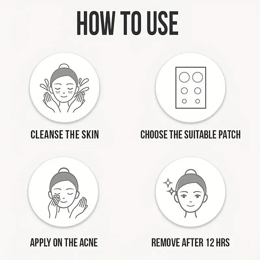 Star Hydrocolloid Acne Patches (60 Count)