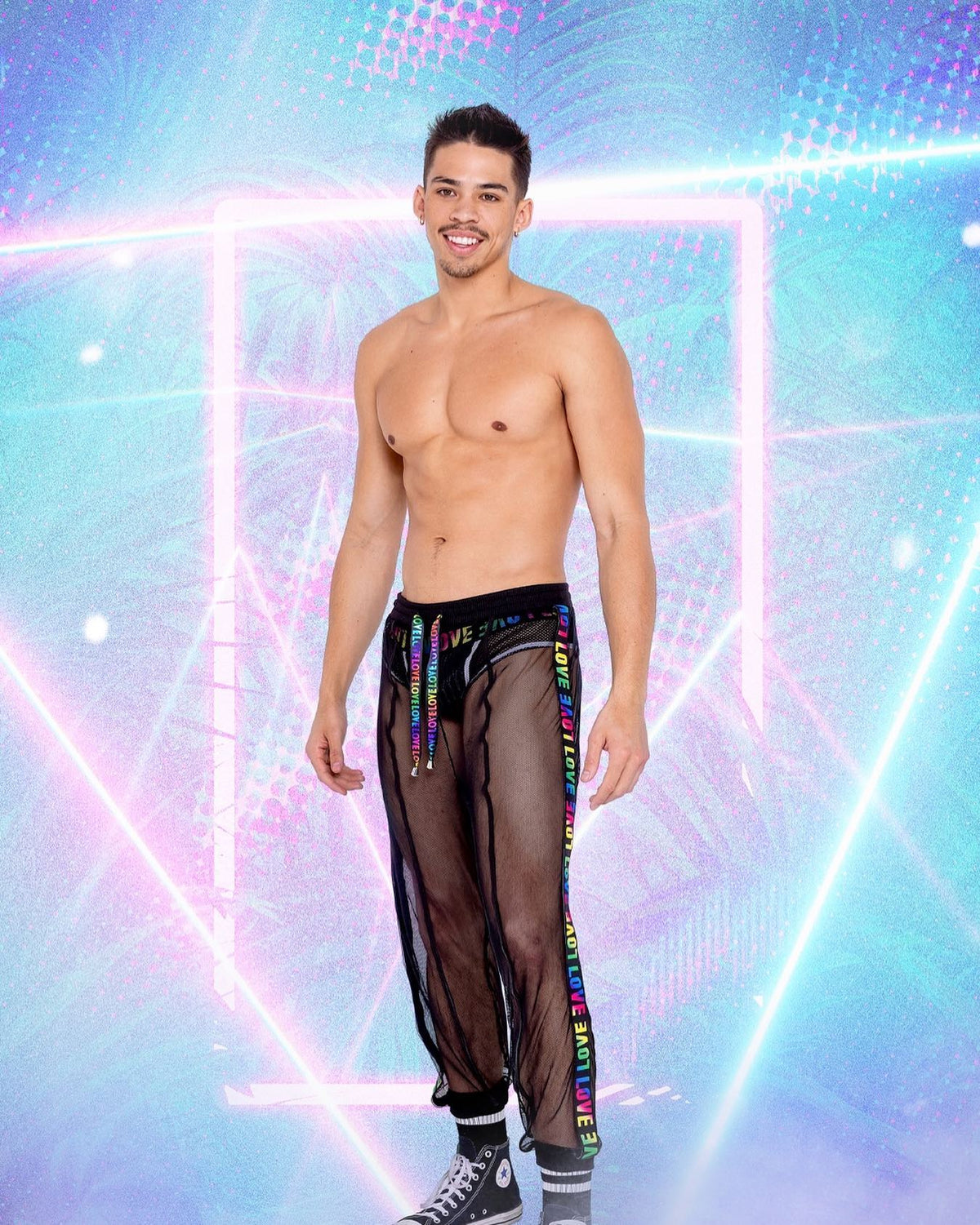 Men's Pride Fishnet Joggers