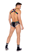 Men's Briefs with Fishnet Panel
