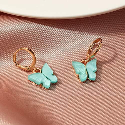 Butterfly Huggie Hoop Earrings