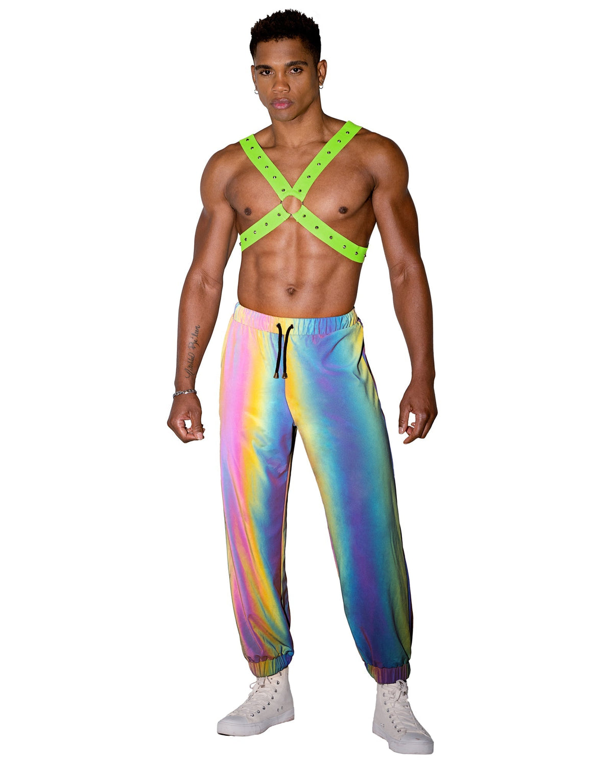 Men's Neon Green Glow Harness