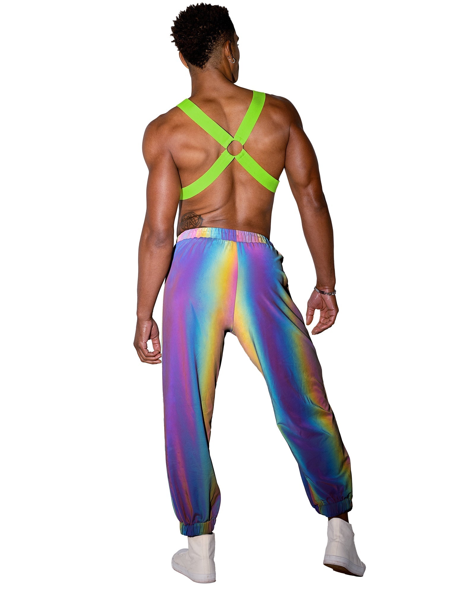 Men's Neon Green Glow Harness