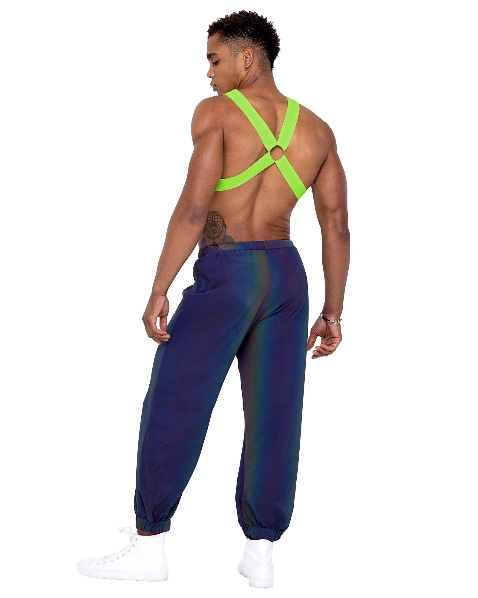 Men's Neon Green Glow Harness