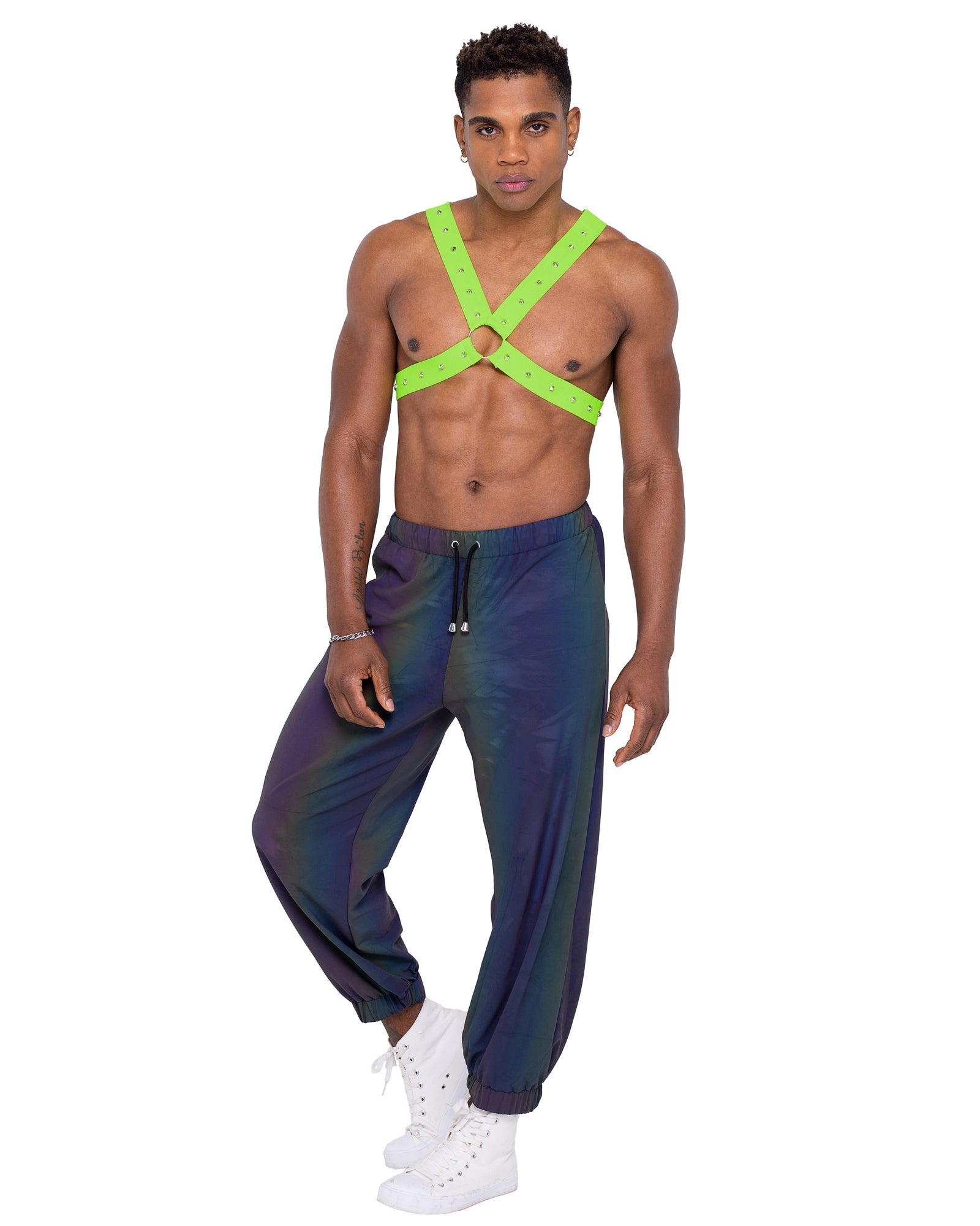 Men's Neon Green Glow Harness