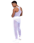 Men's Pride Vinyl Mesh Joggers