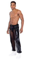 Men's Pride Vinyl Mesh Joggers