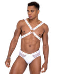 Men's Pride Fishnet & Vinyl Briefs