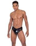 Men's Pride Fishnet & Vinyl Briefs