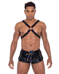 Men's Pride Mesh Vinyl Runner Shorts