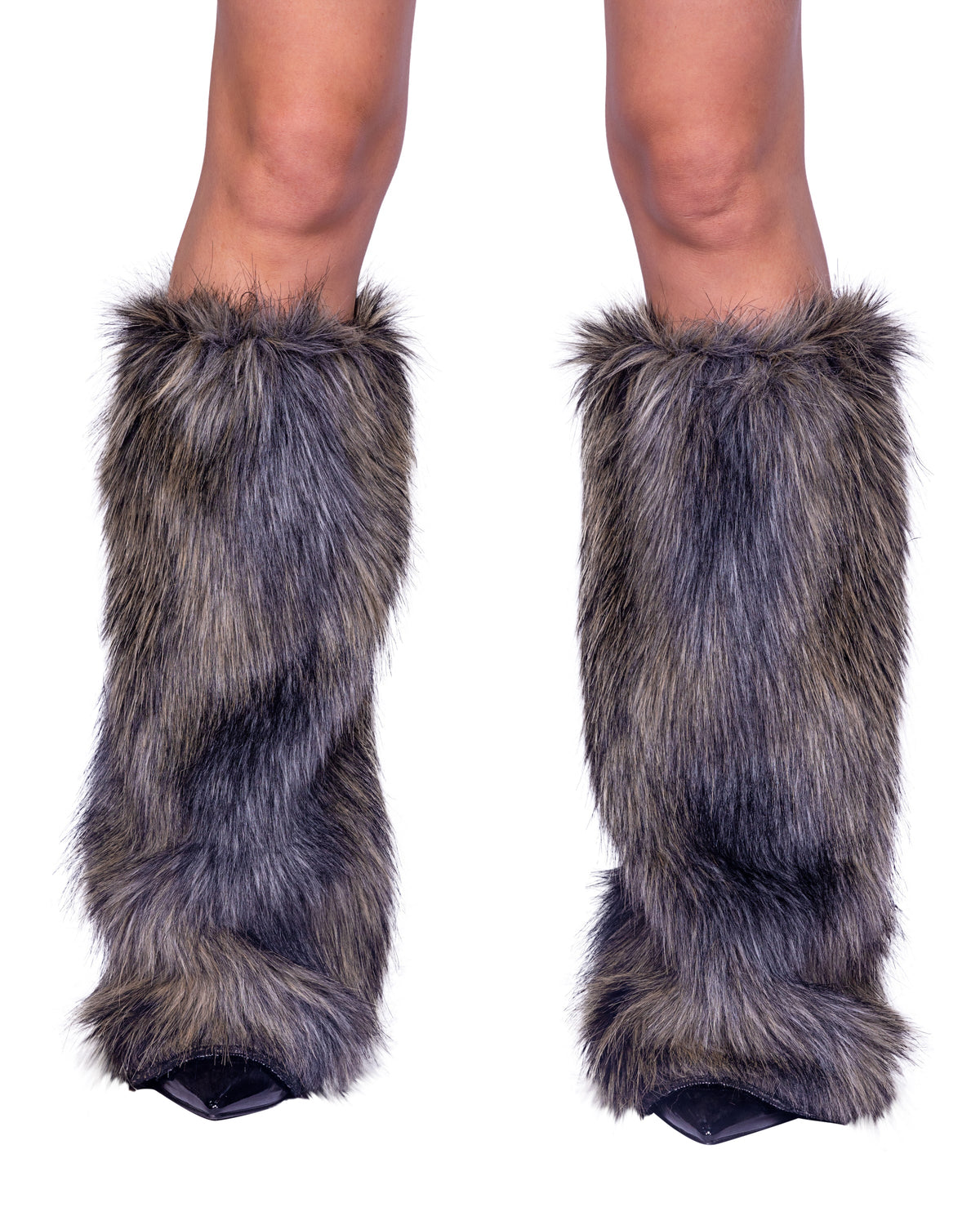 Faux Fur Wolf Leg Warmers