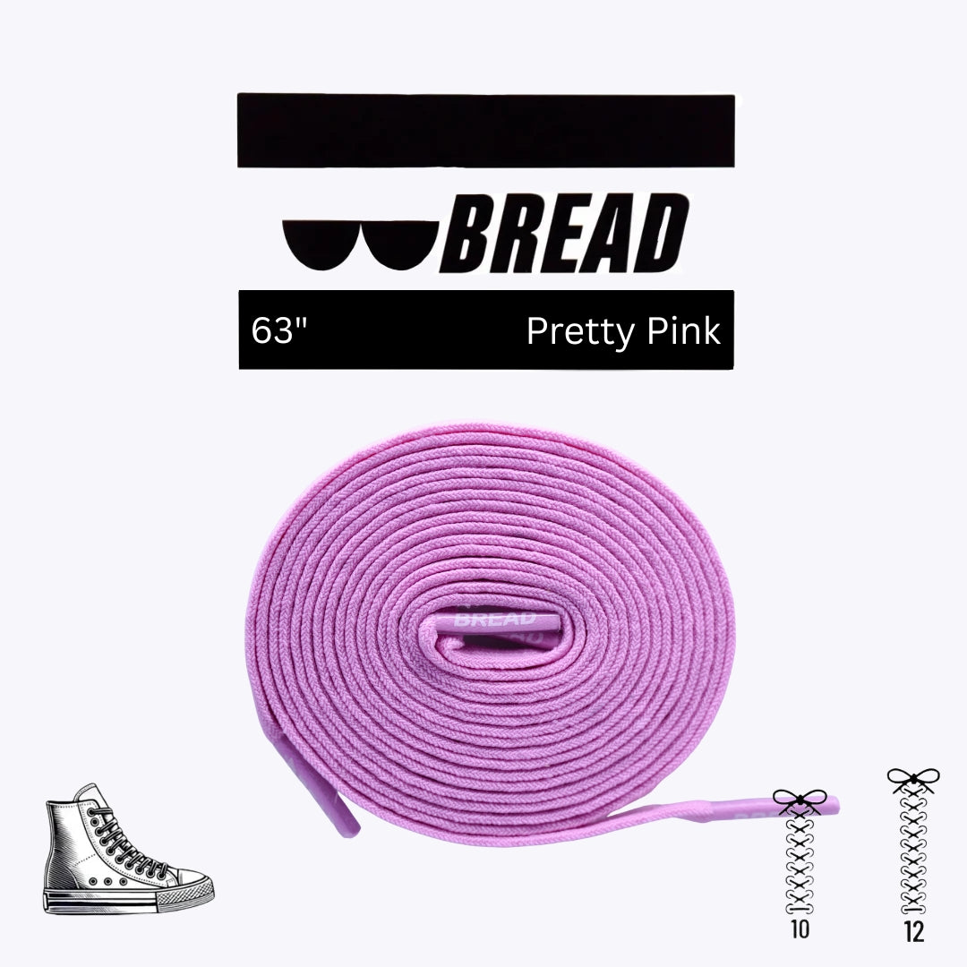 Pretty Pink Elastic Shoelaces