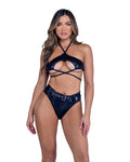 Starlight Shimmer Cutout Top