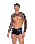 Vinyl Vibes: Iridescent Shorts