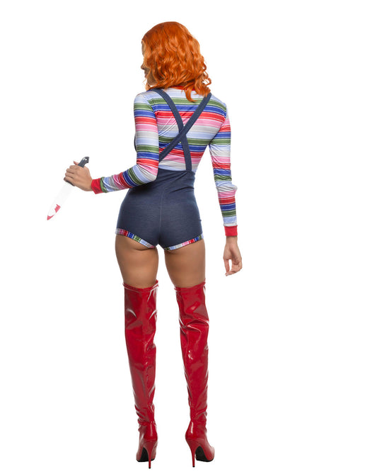 Multicolor 2pc Deadly Playdate in lace for rave looks