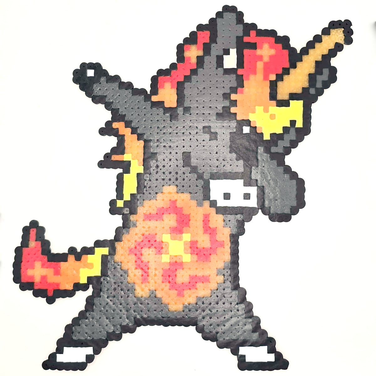 Dabbing Unicorn Perler Necklace (XL)