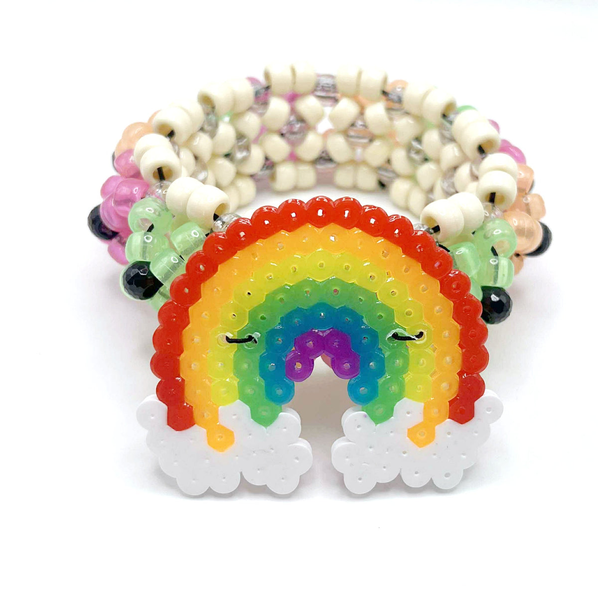 Rainbow Kandi Cuff