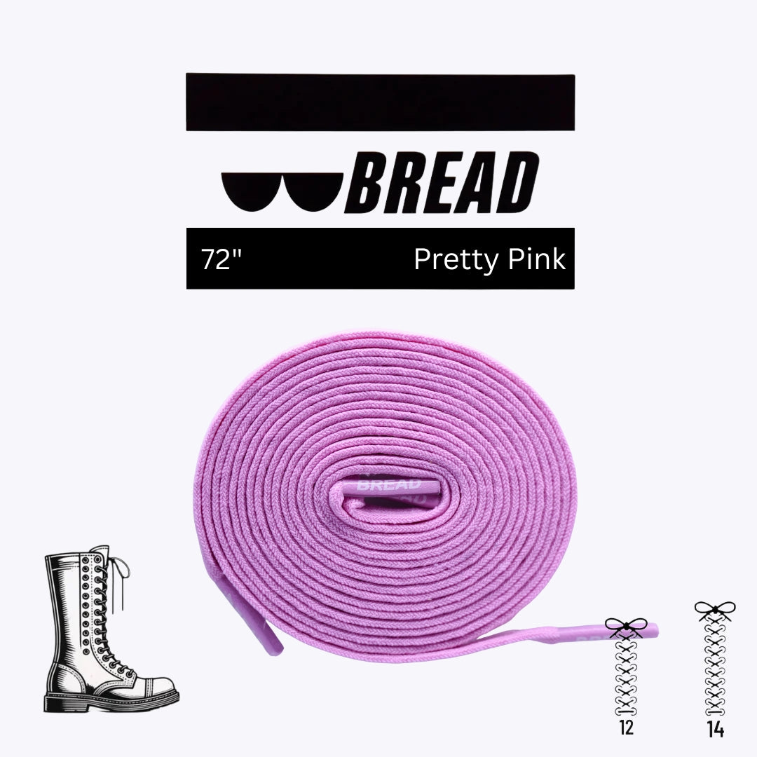 Pretty Pink Elastic Shoelaces